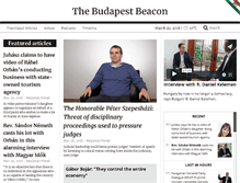 Tablet Screenshot of budapestbeacon.com